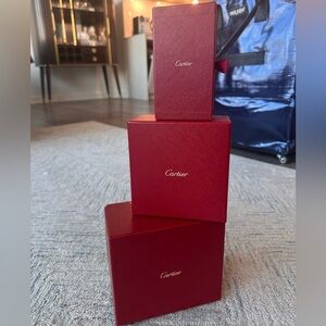 CARTIER WATCH -LOVE BRACELET BOXESS